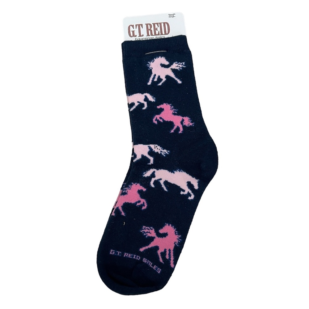 G.T. Reid Equestrian Horse Socks NWT size Youth